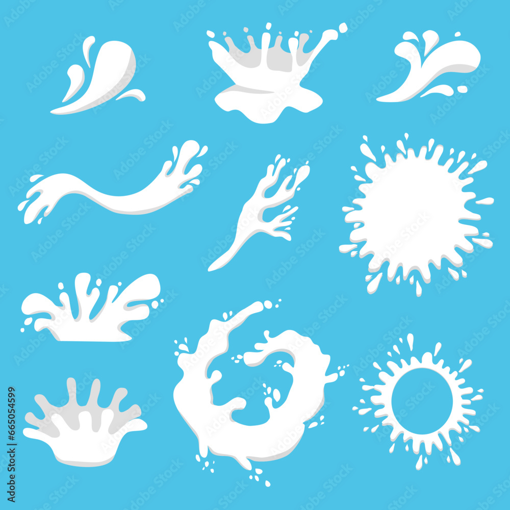 Milk Splash Collection Milk Splash Collection