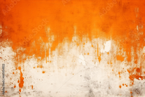 orange and white watercolor grunge splash