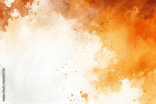 toffee and white watercolor grunge splash