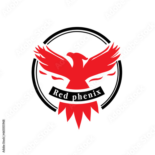red phenix logo vintage logo