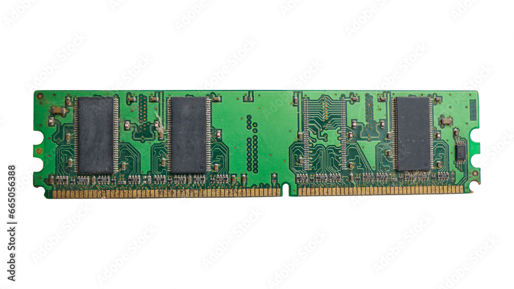 personal computer RAM random access memory isolated transparent background personal computer RAM random access memory isolated transparent background