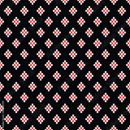 Jamdani saree border vector pattern design. Bangladesh and Indian original traditional saree design patterns.