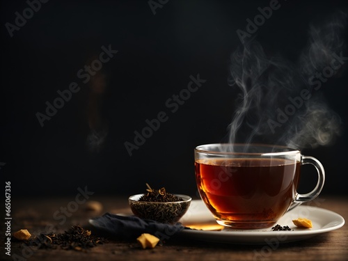 A Cup of freshly brewed black tea