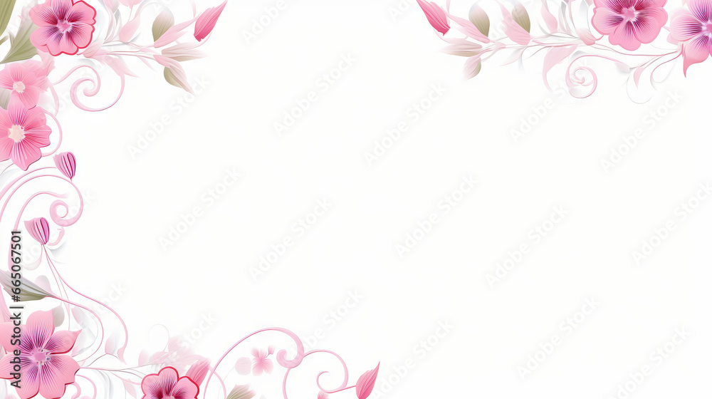 Mother's Day or Springtime background with copy space