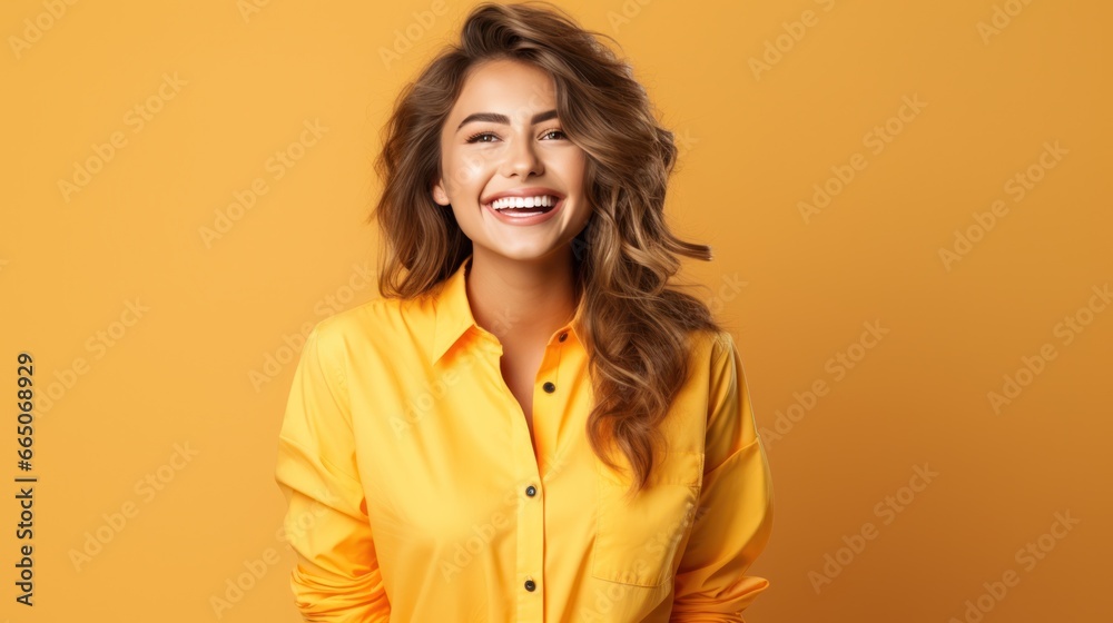 Happy young girl Happy young girl