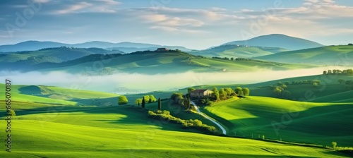 Green hills . photo