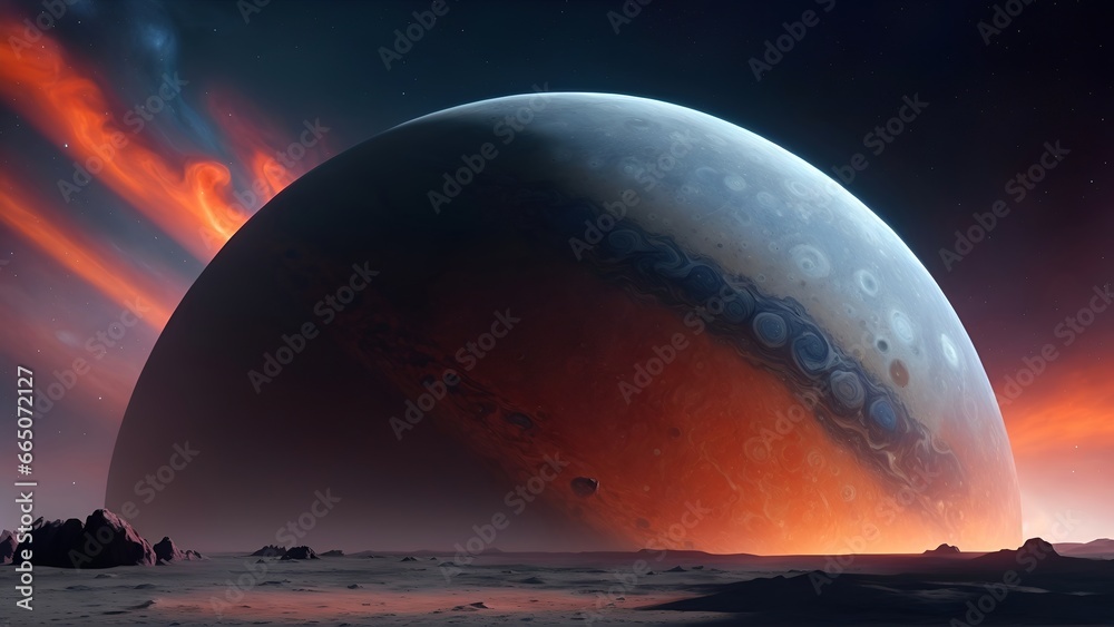 Exo Planet in Space, concept art. Cosmic art. Galactic art. 4K - 8K - 12K TV. Generative AI. Exo Planet in Space, concept art. Cosmic art. Galactic art. 4K - 8K - 12K TV. Generative AI.