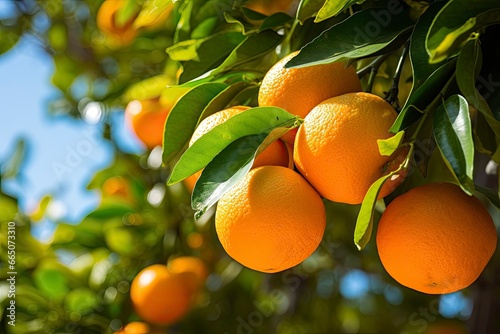 Orange Fruit on Tree.