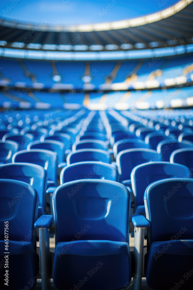 Naklejka premium Stadion Sitze