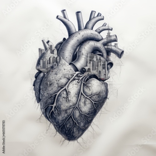 steampunk heart design