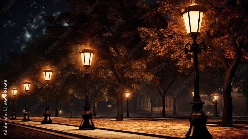 Park Illumination: These elegant lamp posts in green public spaces create a historic and tranquil ambiance. Perfect for enhancing the beauty of city parks and walkways