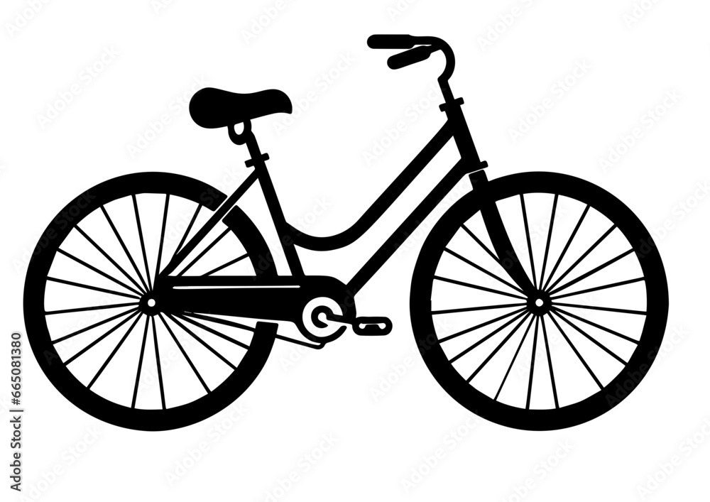 Boy riding a bike. Vector illustration character cartoon boy riding a bike in a helmet and a backpack.	