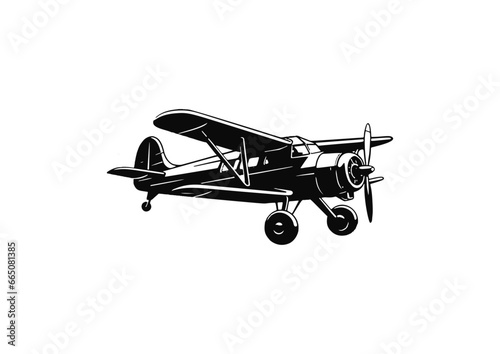 Fototapeta Naklejka Na Ścianę i Meble -  Plane icon vector illustration. Airplane sign and symbol. Flight transport symbol. Travel sign. aeroplane