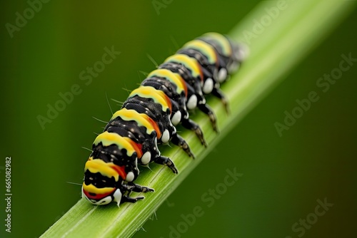 Caterpillar dovetail butterfly. © Anowar