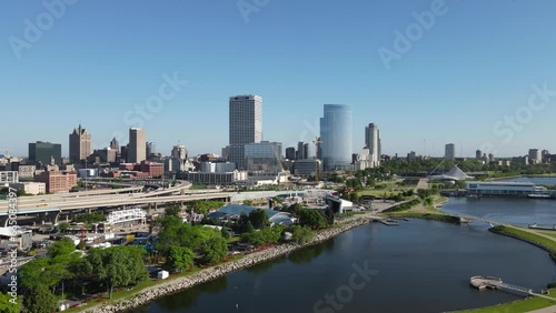 Milwaukee Skyline Looking Northwest