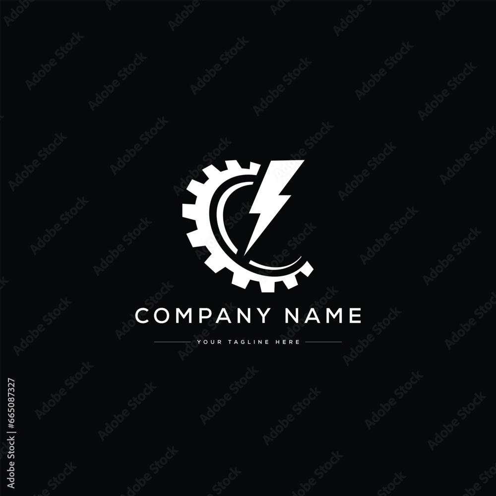 Car Service Logo Design. Black and White Logo. Usable for Business Logos. Flat Vector Logo Design Template Car Service Logo Design. Black and White Logo. Usable for Business Logos. Flat Vector Logo Design Template