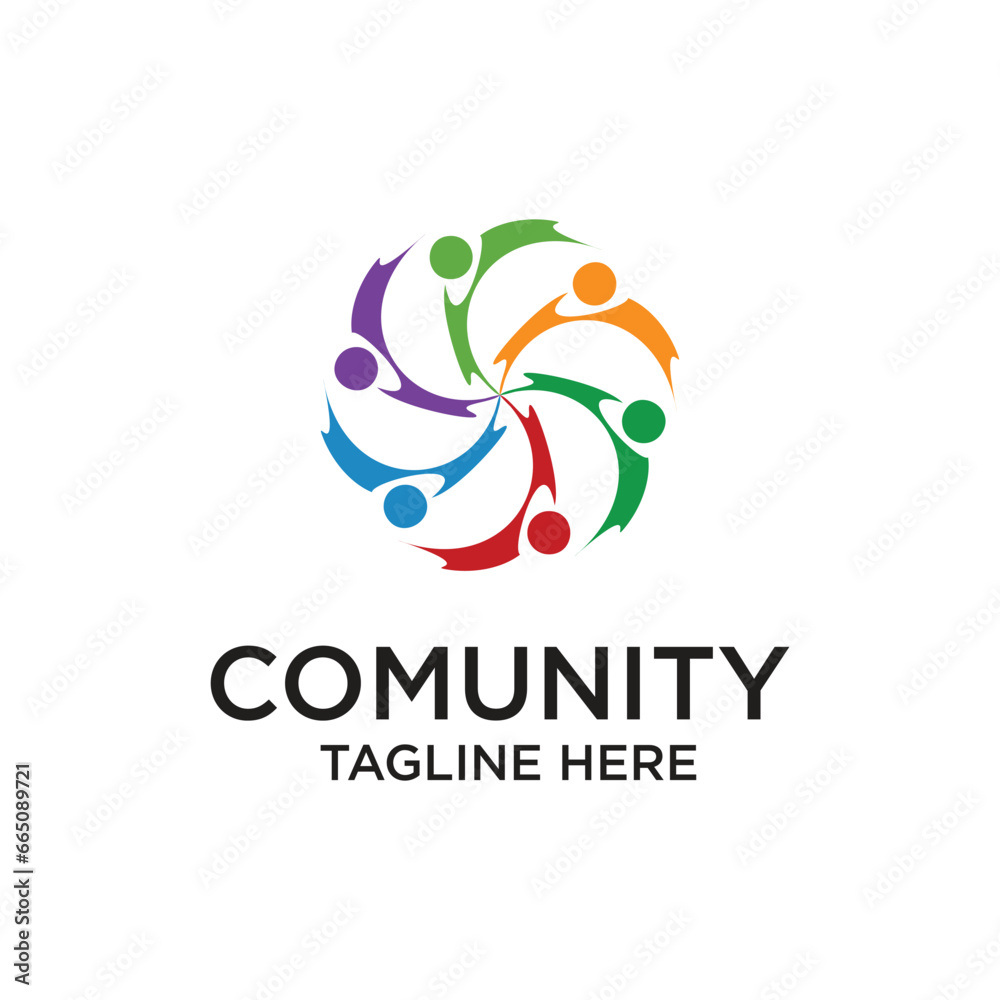 Ccomunity logo design simple conceptPremium Vector Ccomunity logo design simple conceptPremium Vector