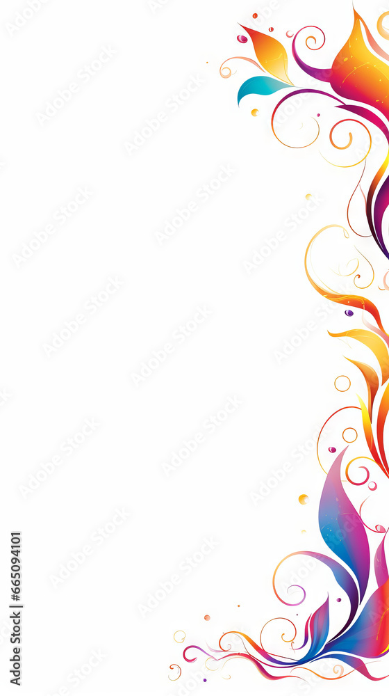 Diwali Festival of Lights background with copy space