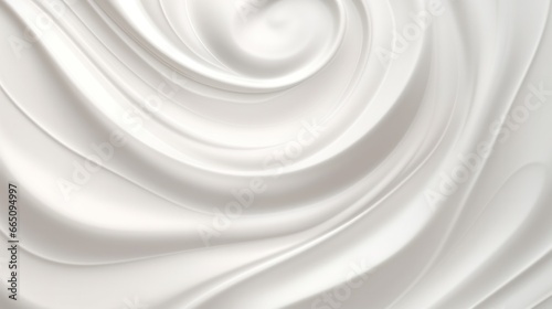 White cream texture for applying the face skin and body on background. white lotion for advertising Beauty skin care products. advertisement cream, milk, cheese, yogurt