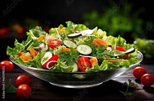 health benefits of healthy salad, in the style of precise detailing, smooth and shiny.