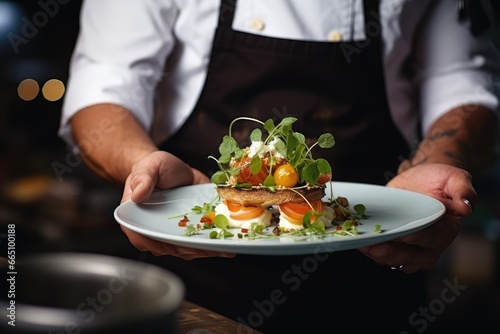 A person showcasing a delicious meal on a plate