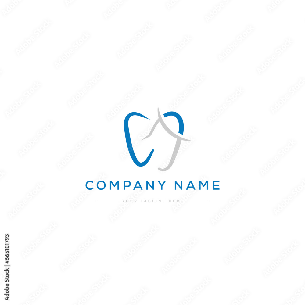 Dental Logo Design. Usable for Business Logos. Flat Vector Logo Design Template Dental Logo Design. Usable for Business Logos. Flat Vector Logo Design Template