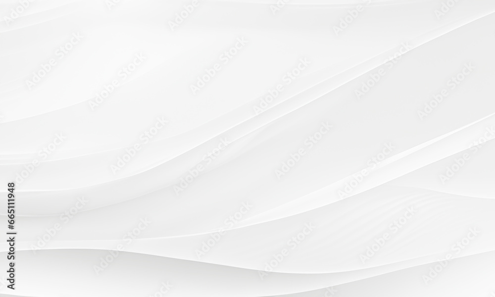 Obraz premium 白い波型背景素材
