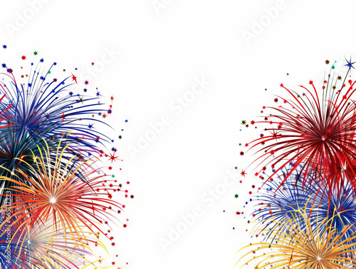 Fireworks background graphics with copy space.