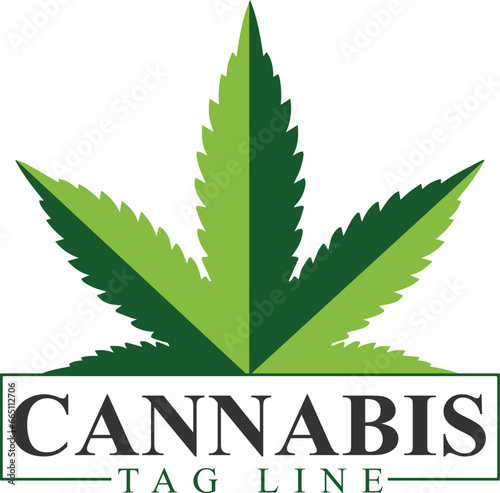 cannabis leaf logo