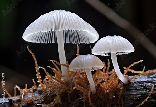 Hemimycena species mairei. photo