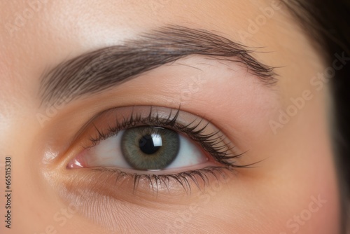 Eyebrow contouring, laser hair removal