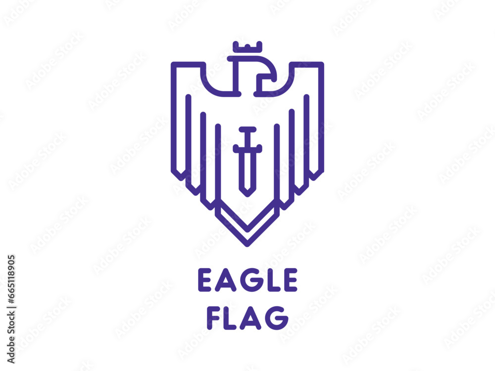 eagle flag logo