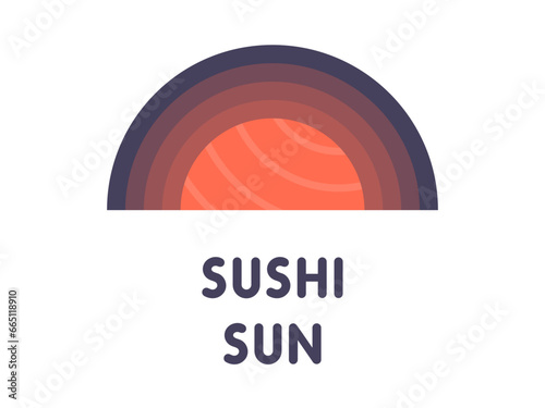 Sushi sun logo