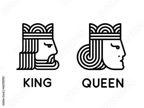 king and queen logo