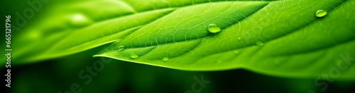 Green leaf nature background