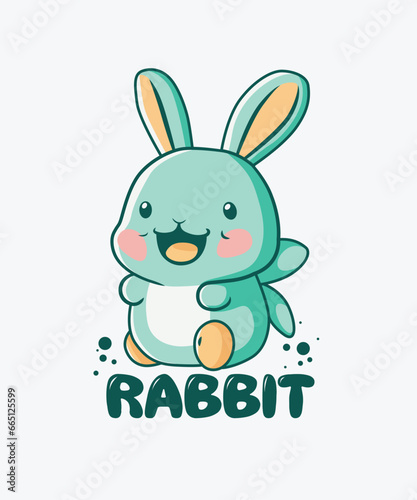 easter bunny with easter egg