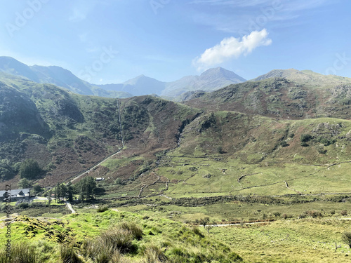 A view of the North Wales Countryside near Mount Snowden photo