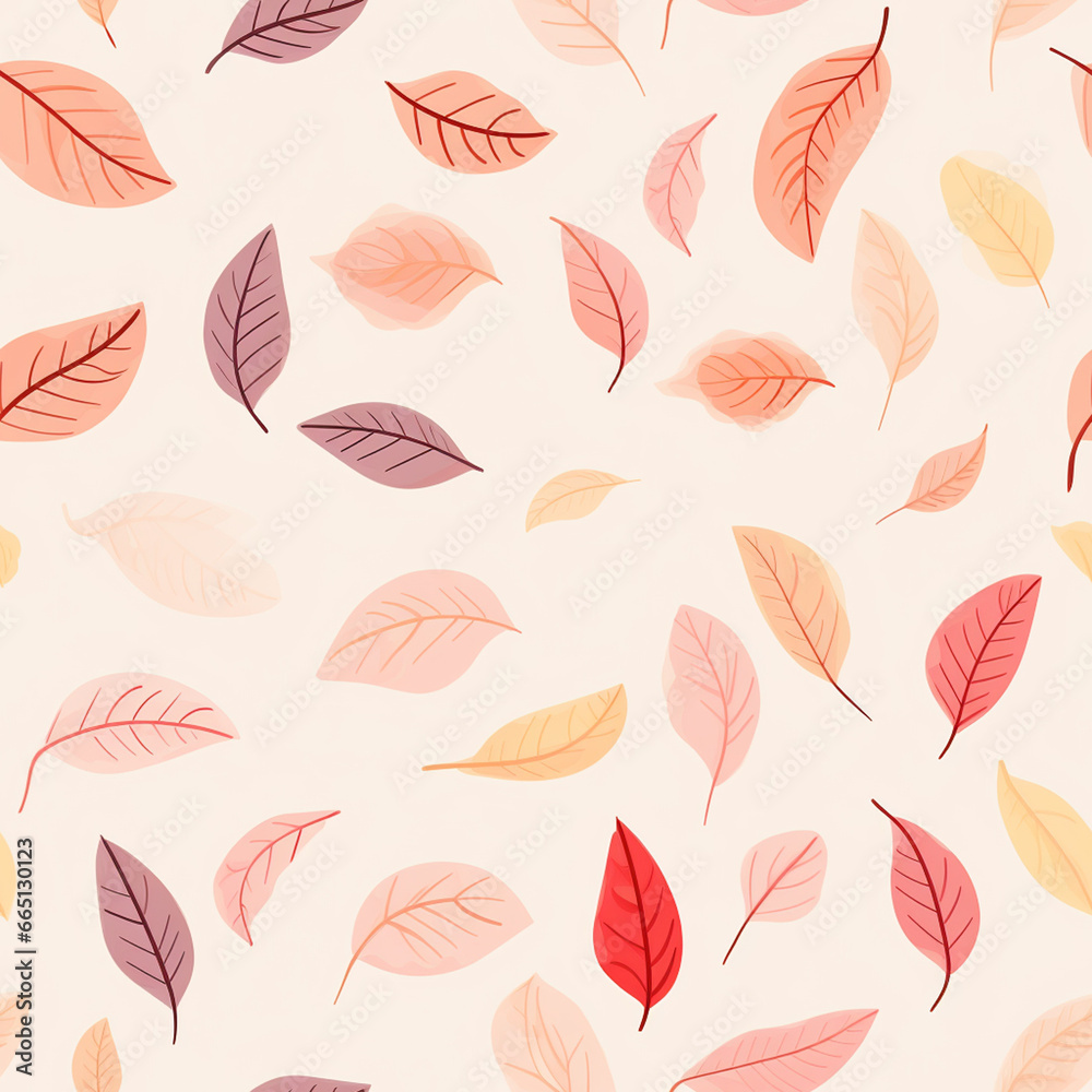Autumn seamless pattern wallpaper design