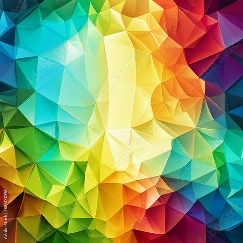 Abstract 2D geometric colorful background