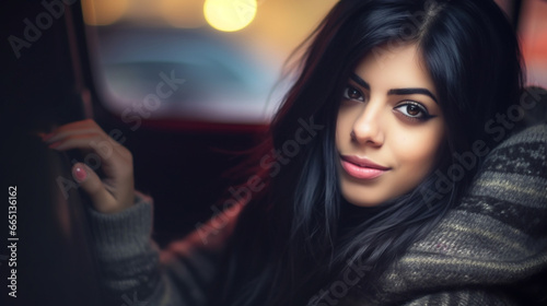 Young Middle Eastern woman ...
