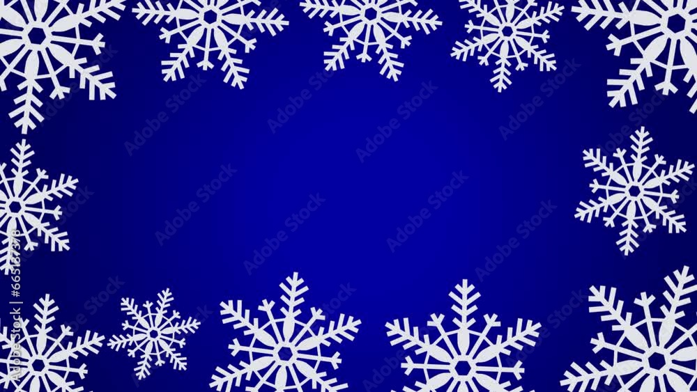 snowflakes on blue background, winter, merry christmas snowflakes on blue background, winter, merry christmas