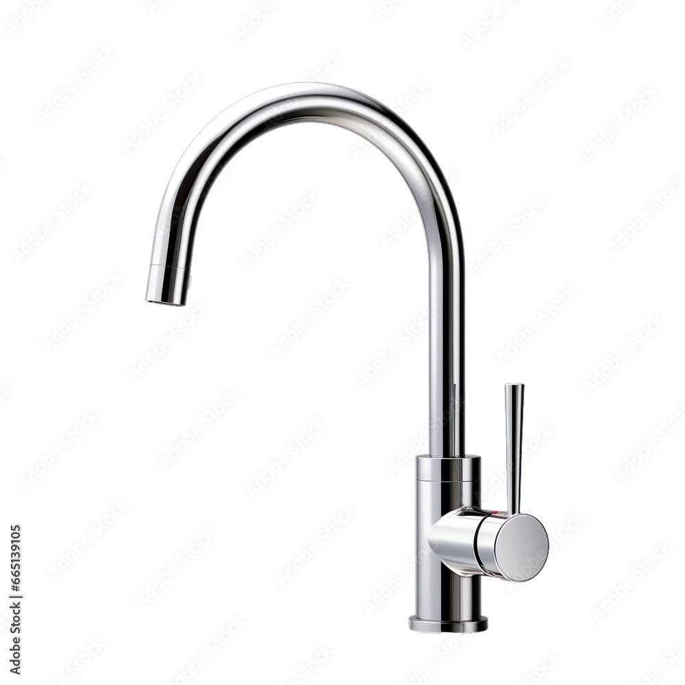 Kitchen Faucets ultra realistic on a transparent background Kitchen Faucets ultra realistic on a transparent background