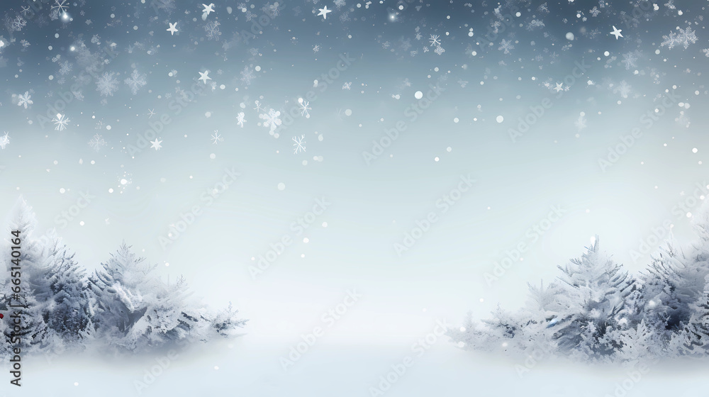 Christmas 4k Happy Holiday Merry Christmas Snow Trees Background HD White
