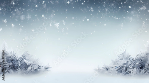 Christmas 4k Happy Holiday Merry Christmas Snow Trees Background HD White © Sorab