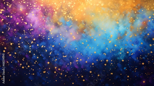 Abstract background  Shimmering Celebration of Colors