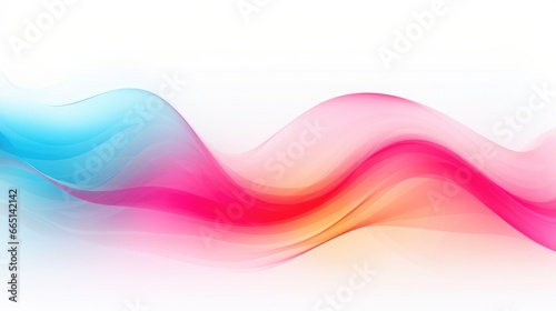 Abstract colorful wave and curve lines with technology background. Abstract frequency sound wave technology and science background. Wavy banner, .