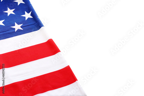 American Flag White Background USA