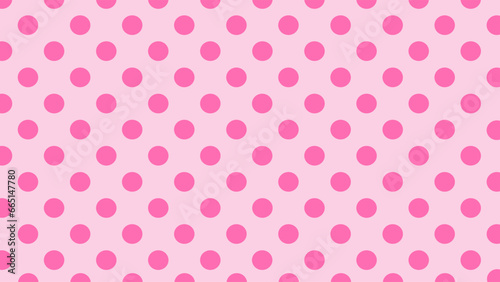 Pink background seamless pattern with dots