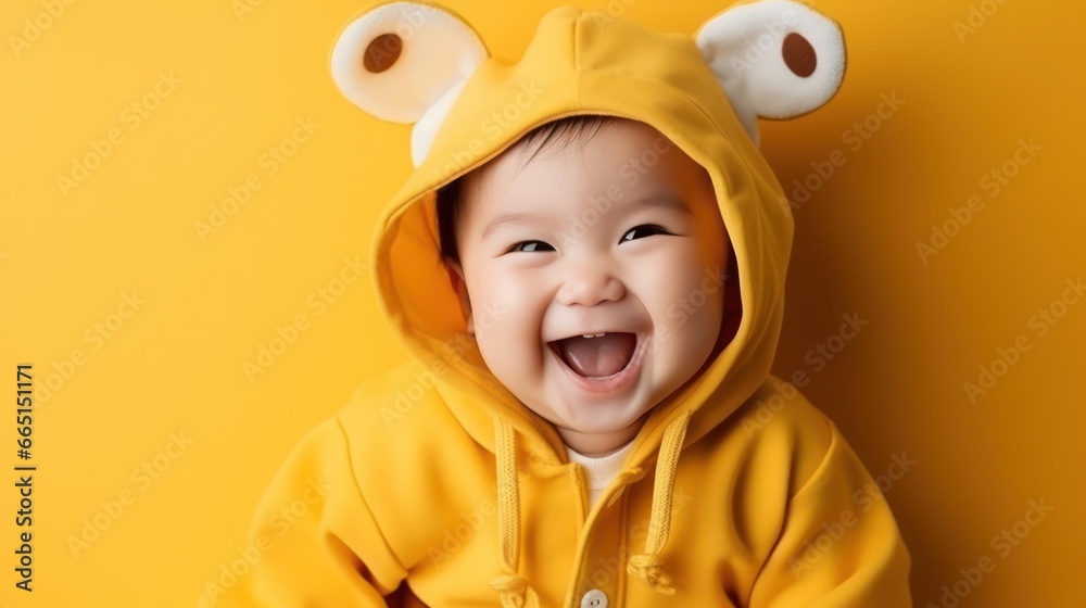 Happy asian baby Happy asian baby