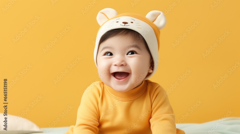 Happy asian baby Happy asian baby